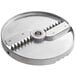 AvaMix 3/8" Julienne Cutting Disc, a circular metal disc with two blades and a hole in the center.