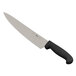 A Choice 12" chef knife with a black handle.