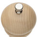A Chef Specialties Windsor natural maple pepper mill with a silver knob.