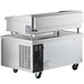 A Cooking Performance Group 48" liquid propane countertop griddle with refrigerated drawers.