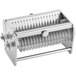 A stainless steel Avantco meat tenderizer blade set with round metal handles.