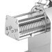 An Avantco stainless steel meat tenderizer machine with a round metal cylinder.