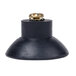 A black plastic Tablecraft suction cup with a gold button on top.