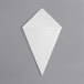 A white paper square cone.
