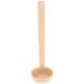 A beige plastic Cambro ladle with a long handle.