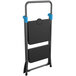 A gray Cosco 2-step folding step stool with a blue label.