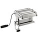 A stainless steel Choice Prep pasta machine with a handle.