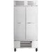 A white Beverage-Air Vista series reach-in refrigerator with two doors.