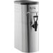 An Avantco 2 gallon iced tea dispenser with a stainless steel valve and black handle.