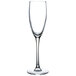 A clear Chef & Sommelier Cabernet flute wine glass with a long stem.