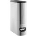 An Avantco stainless steel 5 gallon iced tea dispenser with a silver and black metal cylinder and stainless steel valve.
