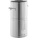 An Avantco stainless steel iced tea dispenser with a lid.