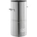 An Avantco stainless steel iced tea dispenser with a black lid.