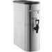 An Avantco 4 gallon iced tea dispenser with a stainless steel valve and a black handle.