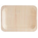 A TreeVive by EcoChoice wooden rectangular plate.