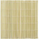 An Emperor's Select natural bamboo sushi rolling mat with white lines.