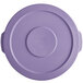 A purple plastic Baker's Mark lid with handles.