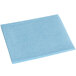 A blue fabric with small squares.