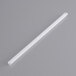 A white plastic tube with a long handle: a Choice Giant Translucent Straw.