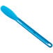 A Choice blue plastic sandwich spreader with a smooth handle.