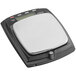 A Galaxy PC22 digital portion scale on a counter with a white cover.