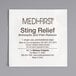 A box of 10 Medique Medi-First sting relief pads.