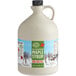 A large jug of Butternut Mountain Farm Grade A Dark Pure Vermont Maple Syrup with a black cap.