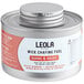 A Leola Fuel wick chafing dish fuel can with a white label.
