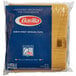 A package of Barilla Thin Spaghetti Pasta on a white background. The package is 1 lb. of durum wheat pasta.