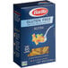A blue box of Barilla Gluten-Free Rotini Pasta.