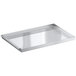 An Avantco stainless steel rectangular grease and crumb tray.