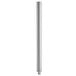A 22 7/16" stainless steel pole with a white background.