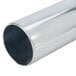 A 17 3/4" galvanized steel leg for a commercial sink.