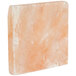 A close up of an 8" x 8" square Himalayan salt slab.
