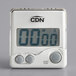 A white CDN digital kitchen timer with buttons.