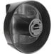 A black plastic Avantco knob with a hole in it.