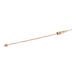 A long thin copper wire with a long metal rod.