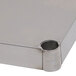 A solid stainless steel shelf from Advance Tabco.