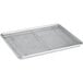 A Baker's Mark stainless steel wire cooling rack for a large tray.