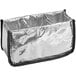 A silver and black plastic ServIt drink holder bag with a black handle.