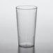 A Choice clear plastic tumbler with a pebbled texture.