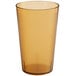 A brown Choice plastic tumbler on a white background.