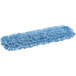A Rubbermaid blue twisted-loop dust mop with a long handle.