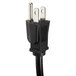 A black 6' power cord with NEMA 5-15P and IEC C13 plugs.