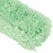 A Unger green microfiber window cleaning sleeve with fluffy fur.