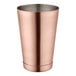 An Acopa copper cocktail shaker tin.