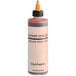 A close up of a Chefmaster Sunset Orange airbrush color bottle.