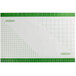 A white and green grid mat with Baker's Mark packaging.