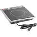 A black Galaxy countertop induction range with a cord.