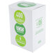 A white box of Eco-Products clear wrapped straws with green labels.